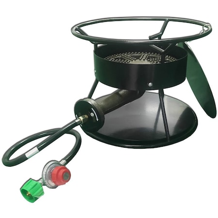 Outdoor Cooker, 12 Tall, 11 Cast Burner, 80K BTU